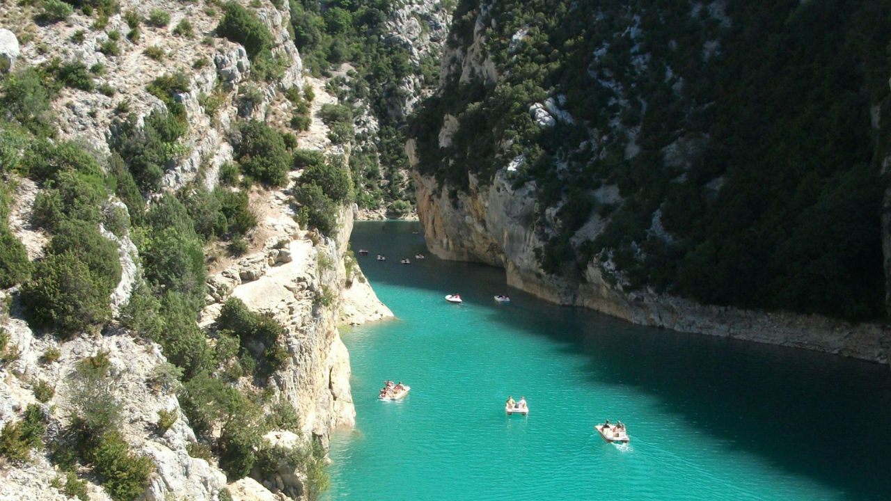 Carte détaillée des gorges du Verdon